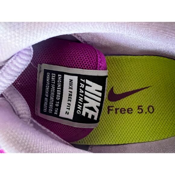 Nike Free Fit 2.0 Purple Women's Running Tennis Athletic Shoes 8.5 Fuchsia - Picture 7 of 8